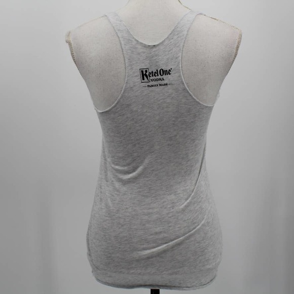 Ketel One Vodka Drink Marvelously Racerback Tank Top Rainbow Pride Gray Size XS - Picture 3 of 6